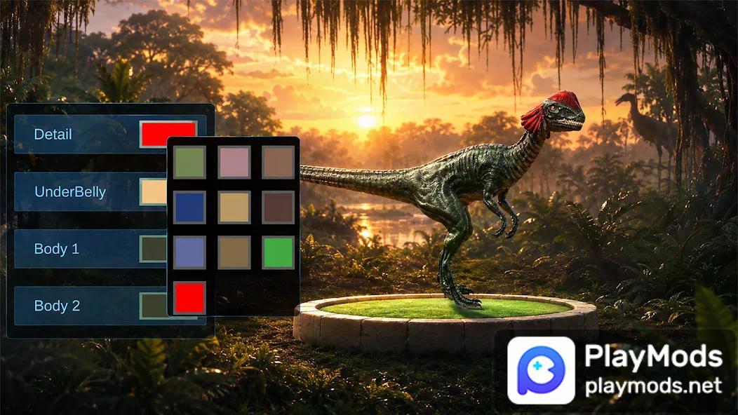 Dilophosaurus Dino Simulator MOD APK with Unlimited Coins | playmods.net