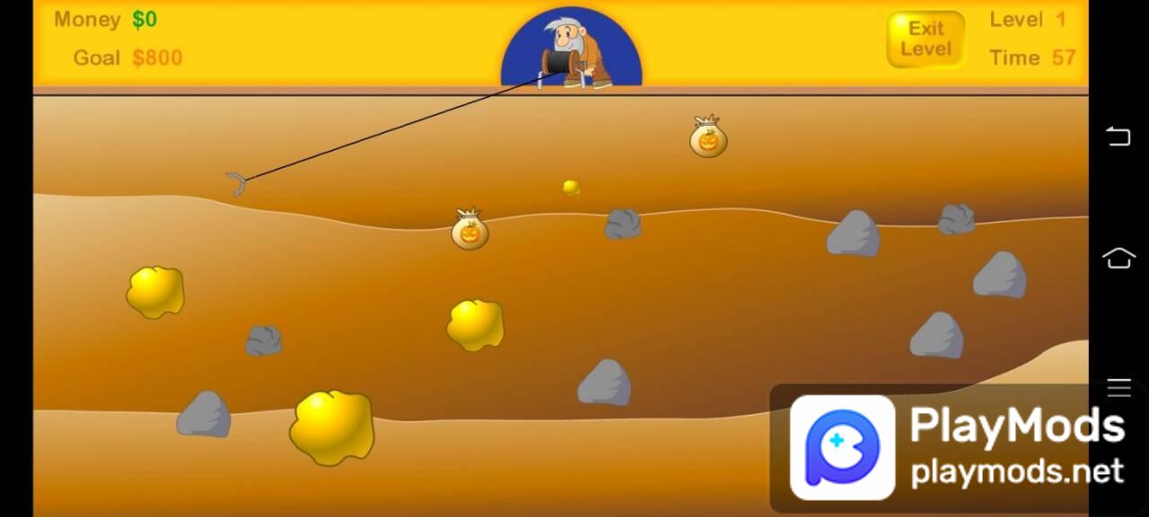 Funcore Background Gold Miner MOD APK: Classic Hook Timing Fun Returns | playmods.net