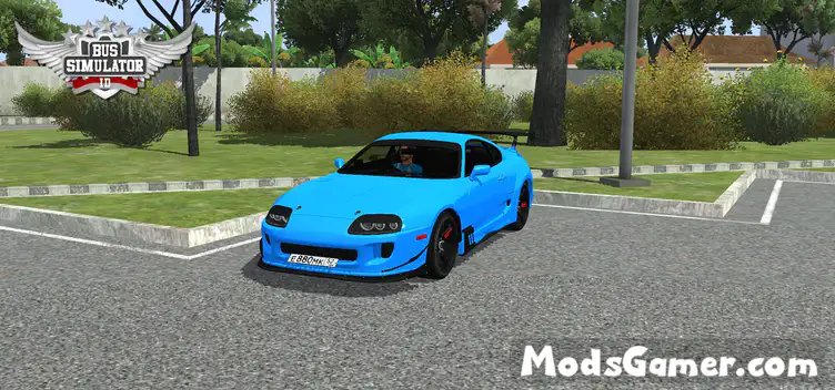 Toyota Supra Blue JDM HQ Mod - modsgamer.com