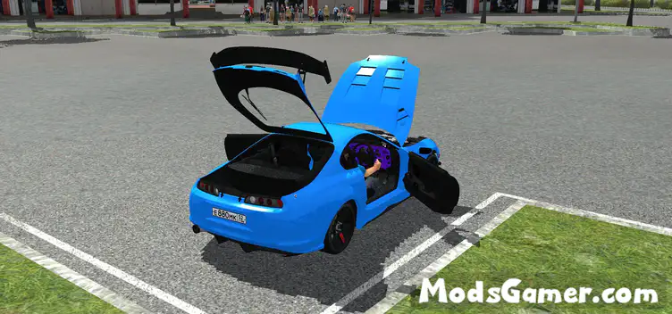 Toyota Supra Blue JDM HQ Mod - modsgamer.com