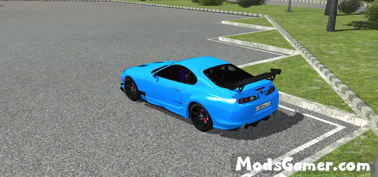 Toyota Supra Blue JDM HQ Mod - modsgamer.com